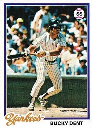 Bucky Dent 1978 card